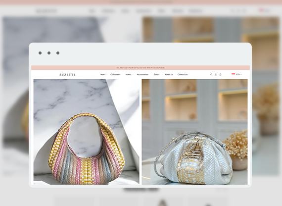 Suzette website preview