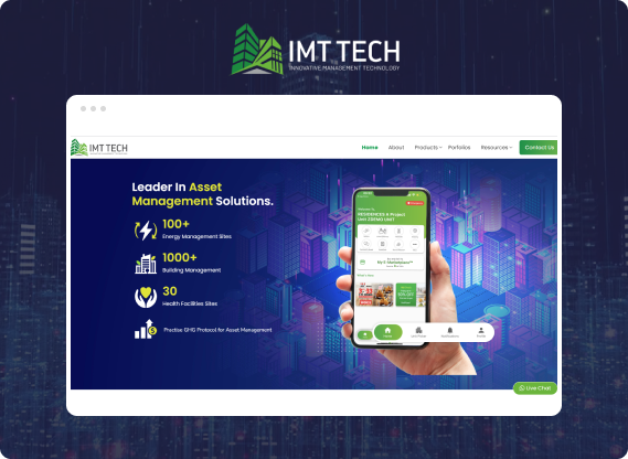 IMT Tech website preview